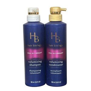 Hair Biology Full & Vibrant Volumizing Shampoo & Conditioner Set 12.8 Fl Oz Each